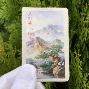 Скальный улун Да Хун Пао прессованный кирпич 100 г